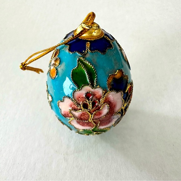 Easter egg enamel ornament - Picture 3 of 3